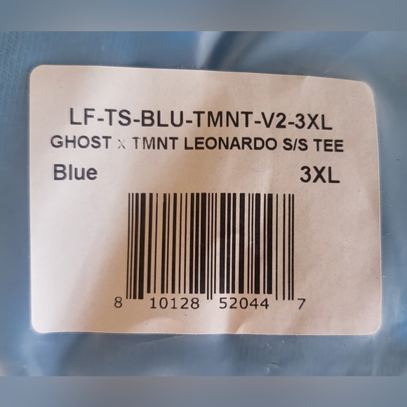 GhostLifestyle "Ghost X Teenage Mutant Ninja Turtle" (LEONARDO) Tee - Picture 3 of 14